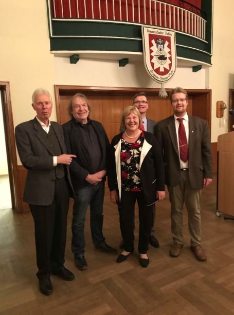 v.l.n.r. Torsten Ewers, Klaus Zorndt, Bettina Hagedorn, Thomas Lange und Lennart Maaß