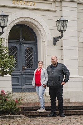 Mandy Junkersdorf 2. Vorsitzende, Christian Hartmann 1. Vorsitzende